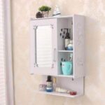 خزانة خشبية مع مرآة 60*15*43 سم