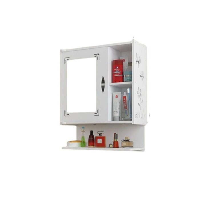 ⁦خزانة خشبية مع مرآة 55*16.5*44 سم⁩ - الصورة ⁦2⁩