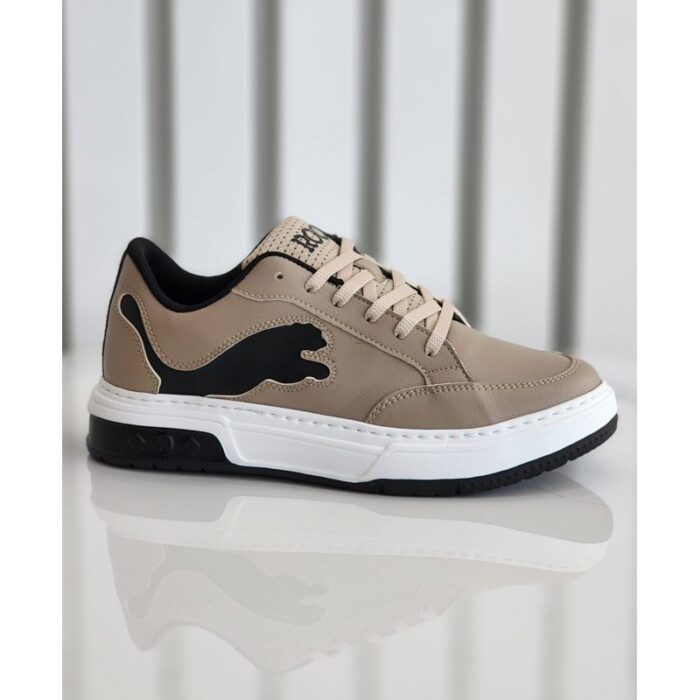 ⁦حذاء رياضي للرجال لون بيج⁩ - الصورة ⁦4⁩