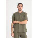 تيشيرت سلم فيت قطني 2 خيط عالي الجودة صناعة تركية