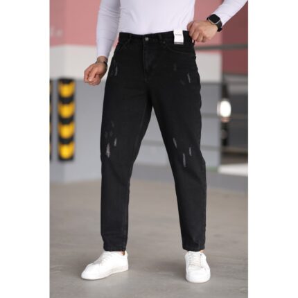 جينز موديل بوي فرند سرج عالي وجينز بدون ليكرا صناعة تركية