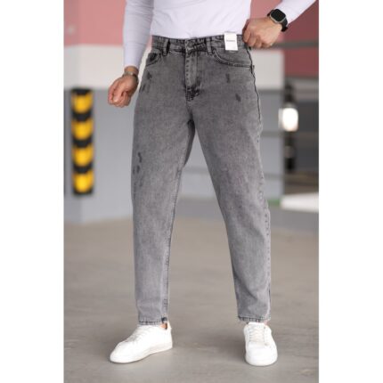 جينز موديل بوي فرند سرج عالي وجينز بدون ليكرا صناعة تركية