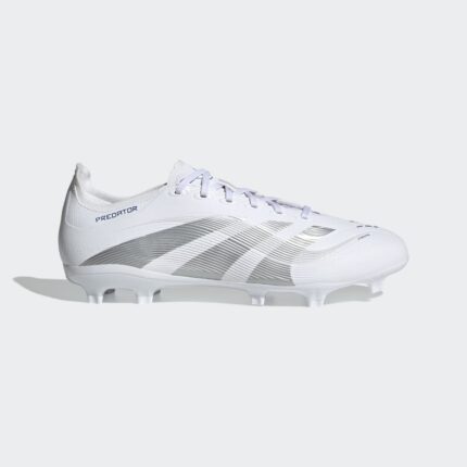 adidas Unisex' Predator League Firm/Multi-Ground Cleats- White
