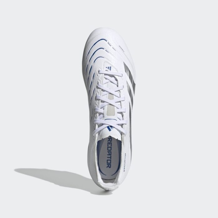 ⁦adidas Unisex' Predator League Firm/Multi-Ground Cleats- White⁩ - الصورة ⁦2⁩