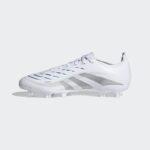 ⁦adidas Unisex' Predator League Firm/Multi-Ground Cleats- White⁩ - الصورة ⁦4⁩