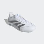 ⁦adidas Unisex' Predator League Firm/Multi-Ground Cleats- White⁩ - الصورة ⁦5⁩