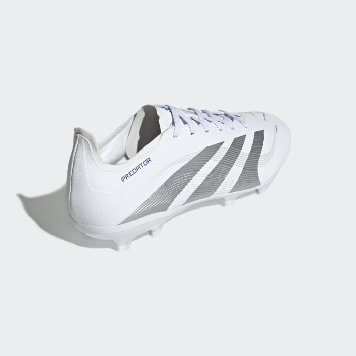 ⁦adidas Unisex' Predator League Firm/Multi-Ground Cleats- White⁩ - الصورة ⁦6⁩