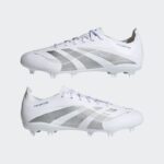 ⁦adidas Unisex' Predator League Firm/Multi-Ground Cleats- White⁩ - الصورة ⁦9⁩