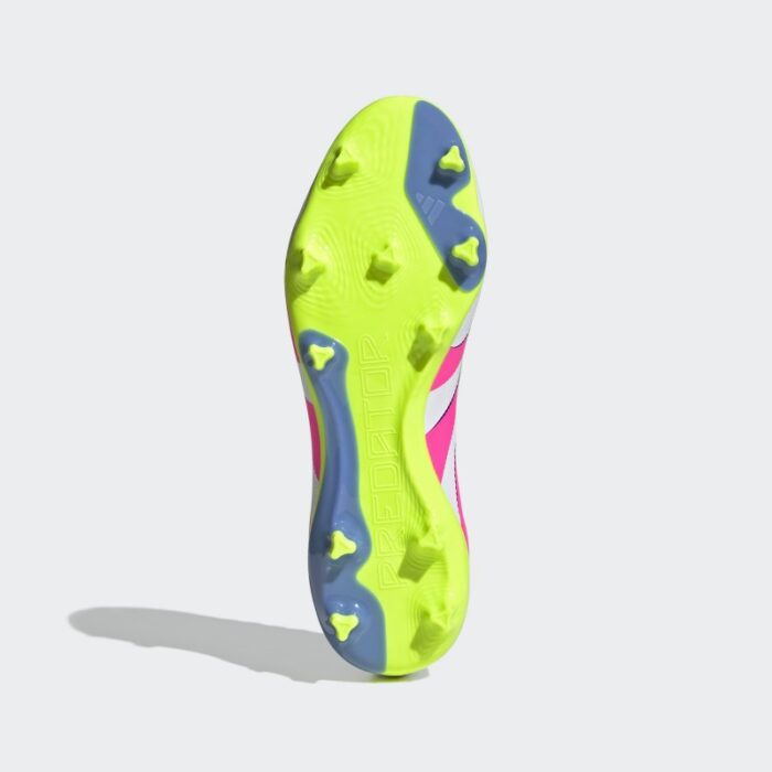 ⁦adidas Unisex' Predator League Firm/Multi-Ground Cleats- White⁩ - الصورة ⁦3⁩