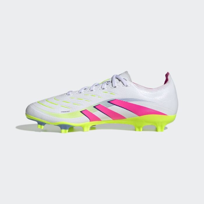 ⁦adidas Unisex' Predator League Firm/Multi-Ground Cleats- White⁩ - الصورة ⁦4⁩