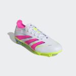 ⁦adidas Unisex' Predator League Firm/Multi-Ground Cleats- White⁩ - الصورة ⁦5⁩