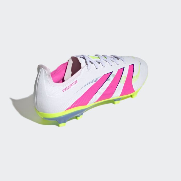 ⁦adidas Unisex' Predator League Firm/Multi-Ground Cleats- White⁩ - الصورة ⁦6⁩