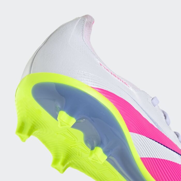 ⁦adidas Unisex' Predator League Firm/Multi-Ground Cleats- White⁩ - الصورة ⁦7⁩