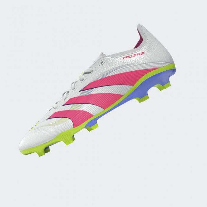 ⁦adidas Unisex' Predator League Firm/Multi-Ground Cleats- White⁩ - الصورة ⁦13⁩
