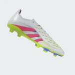 ⁦adidas Unisex' Predator League Firm/Multi-Ground Cleats- White⁩ - الصورة ⁦17⁩