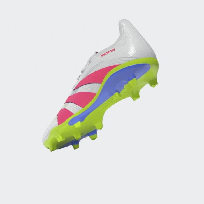 ⁦adidas Unisex' Predator League Firm/Multi-Ground Cleats- White⁩ - الصورة ⁦20⁩
