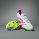 ⁦adidas Unisex' Predator League Firm/Multi-Ground Cleats- White⁩ - الصورة ⁦22⁩