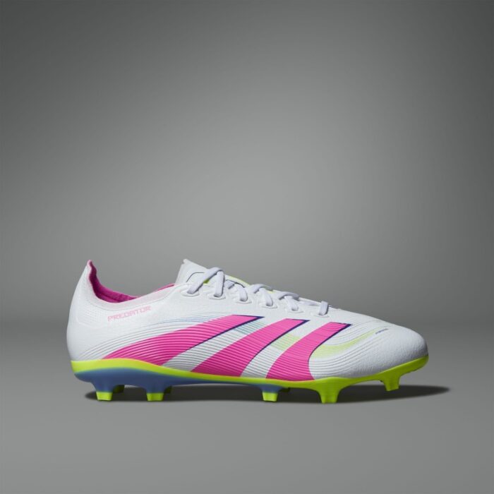⁦adidas Unisex' Predator League Firm/Multi-Ground Cleats- White⁩ - الصورة ⁦24⁩