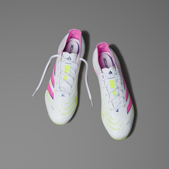 ⁦adidas Unisex' Predator League Firm/Multi-Ground Cleats- White⁩ - الصورة ⁦25⁩