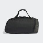 ⁦adidas Essentials 3-Stripes Duffel Bag Medium - Black⁩ - الصورة ⁦2⁩