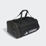 ⁦adidas Essentials 3-Stripes Duffel Bag Medium - Black⁩ - الصورة ⁦3⁩