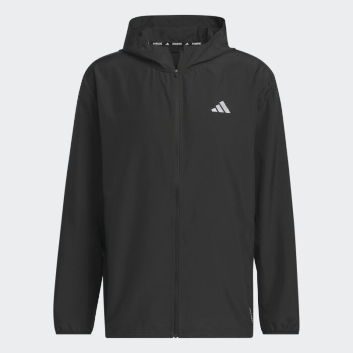 ⁦adidas Men's Run It Jacket - Black⁩ - الصورة ⁦2⁩