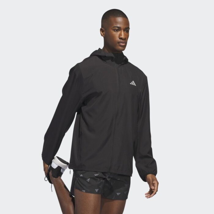 ⁦adidas Men's Run It Jacket - Black⁩ - الصورة ⁦6⁩
