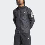 ⁦adidas Men's Running Own the Run Jacket - Black⁩ - الصورة ⁦4⁩