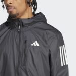 ⁦adidas Men's Running Own the Run Jacket - Black⁩ - الصورة ⁦9⁩