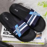 شبشب رجالي مخطط لون كحلي