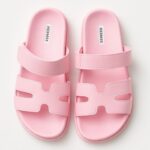 شبشب ستاتي مفتوح لون زهري