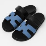 بابوج ستاتي مفتوح لون أسود وأزرق