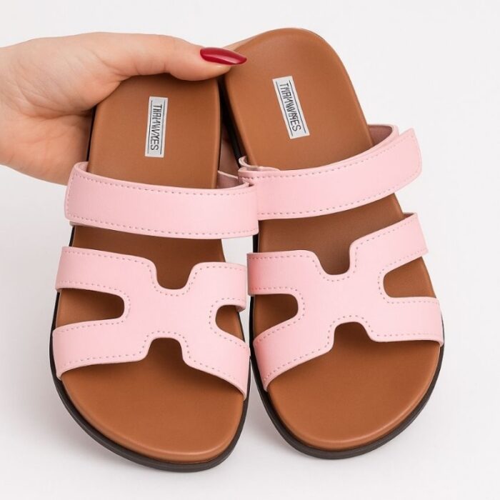 103383188_68335f2b236ab بابوج ستاتي مفتوح نقشة غوتشي لون مشمشي - الصورة 1