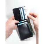 محفظة شبابية جلد طبيعي