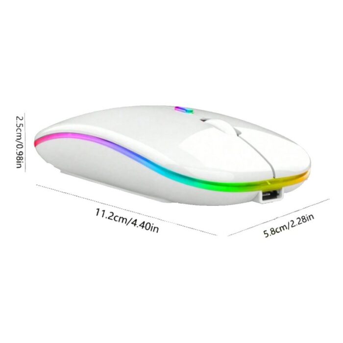 ⁦ماوس لاسلكي RGB قابلة للشحن Type-C⁩ - الصورة ⁦7⁩