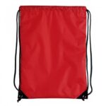 حقيبة ظهر نايلون بتصميم الكيس لون أحمر