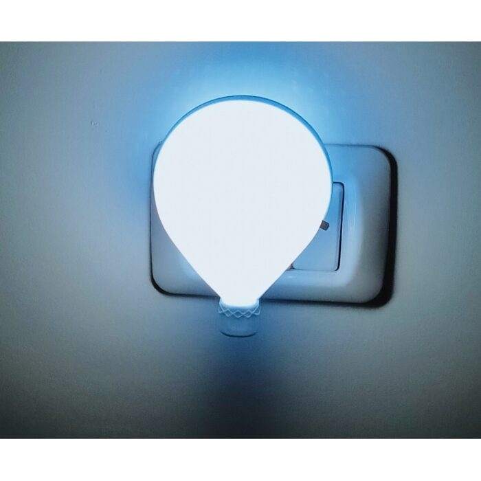 ⁦لمبة (مصباح ليل) بتصميم على شكل منطاد لون زهري⁩ - الصورة ⁦1⁩