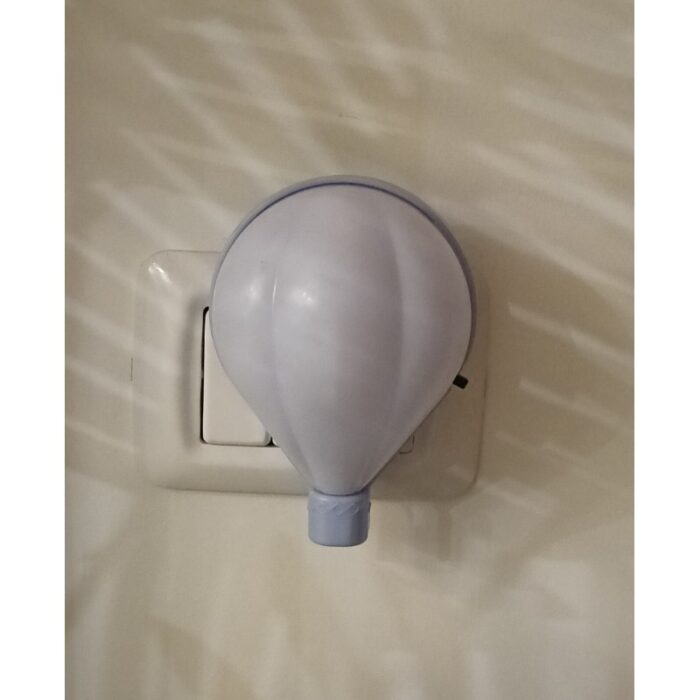 ⁦لمبة (مصباح ليل) بتصميم على شكل منطاد لون زهري⁩ - الصورة ⁦2⁩