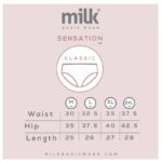 ⁦طقم داخلي نسائي قطن من milk مُكون من 3 قطع بألوان (أخضر،كحلي، بنفسجي)⁩ - الصورة ⁦5⁩