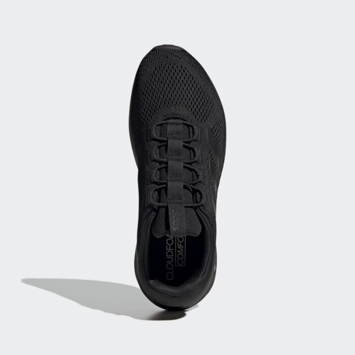 ⁦adidas Men's Cloudfoam Comfy Shoes - Black - حذاء اديداس كلاود فوم كموفي للرجال لون أسود⁩ - الصورة ⁦3⁩