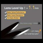 ⁦نظارة سداسية بوليرايزد إطار رمادي للرجال والنساء⁩ - الصورة ⁦4⁩