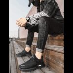 ⁦حذاء فاشن سبورت للرجال لون أسود⁩ - الصورة ⁦2⁩