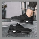 ⁦حذاء فاشن سبورت للرجال لون أسود⁩ - الصورة ⁦4⁩