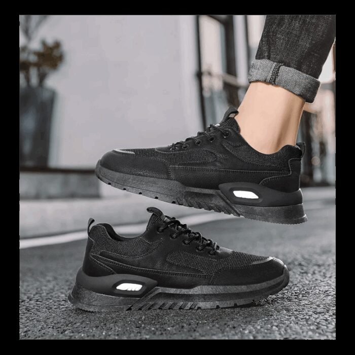 ⁦حذاء فاشن سبورت للرجال لون أسود⁩ - الصورة ⁦4⁩