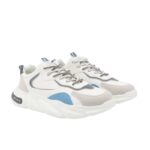 حذاء فاشن جلد للرجال لون أبيض