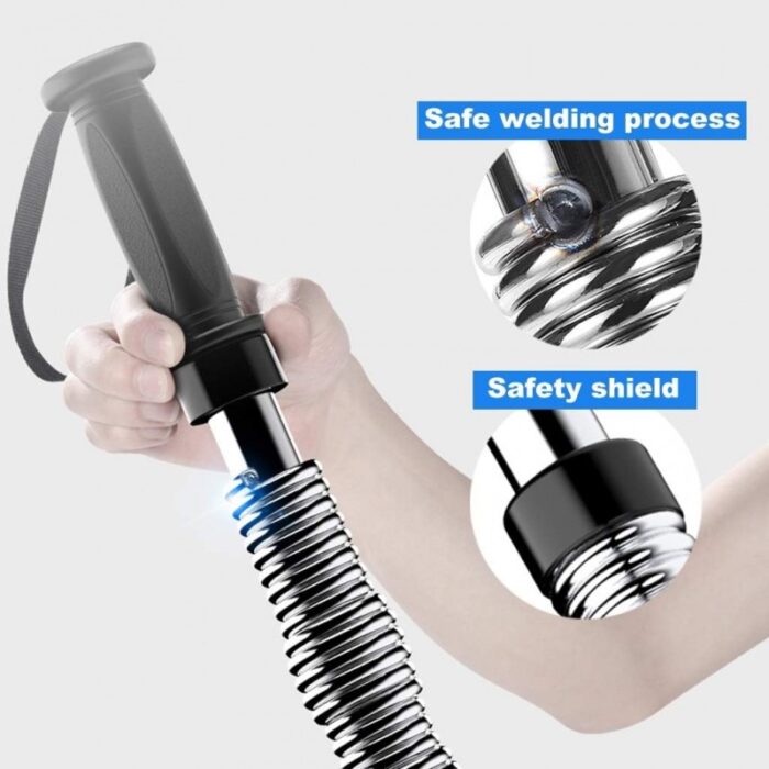 ⁦قضيب زنبركي Power Twister لتمرين الذراعين والصدر للرجال وبناء عضلات الكتف 10 كغم مثالي للاستخدام في الجيم والمنزل والمكتب أو أثناء السفر⁩ - الصورة ⁦5⁩