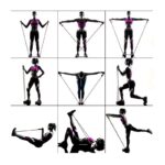 ⁦حبال المقاومة الرياضية الأصلية للتدريب و كمال الاجسام بديل نادي الحديد (11 قطعة) مصنوعة من مادة اللاتكس المتينة ذات جودة عالية تساعدك على التمرين بكل أمان⁩ - الصورة ⁦4⁩