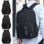 شنتة لابتوب ظهر ذات سعة كبيرة وجيوب عديدة - 16  بوصة - لون أسود - ماركة Pang Jia