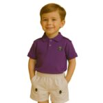 ⁦طقم قطعتين للأطفال لون بنفسجي⁩ - الصورة ⁦6⁩