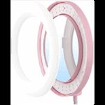 ⁦مصباح حلقي LED 3 في 1 قابل للطي لسطح المكتب⁩ - الصورة ⁦2⁩